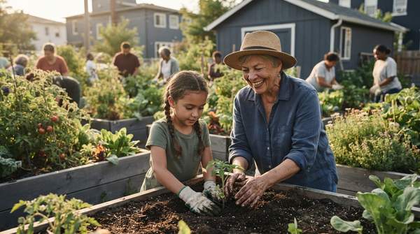 Editorial illustration for How to Start or Join a Local Community Garden