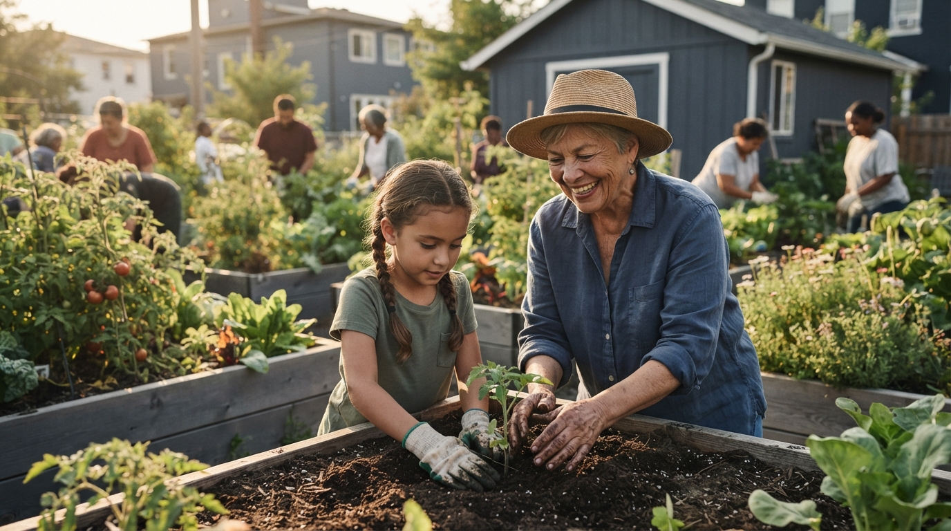 Editorial illustration for How to Start or Join a Local Community Garden