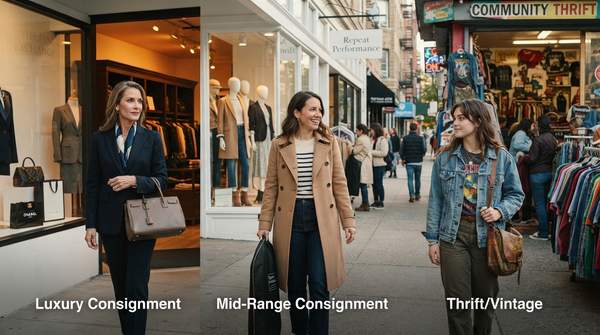 Editorial illustration for Three Consignment Shop Models, One Decision: How to Pick the Right Store to Sell or Shop